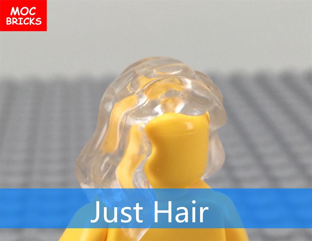 10pcs/lot MOC Bricks Female Hairs Model Action Figure Toy Kids Educational Building Blocks Assembled Toys
