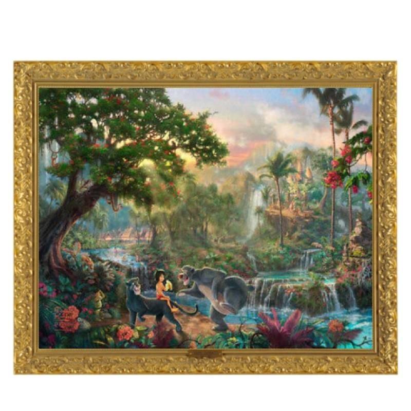 Meerjungfrauenprinzessin Leinwand Wandkunst Für Moderne Märchen Schlafzimmerdeko Cartoon Stil Bunt Gerahmt Sprühmalerei Verschiedene Größen