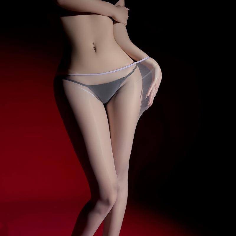 

Полностью прозрачные колготки с низкой талией, без шва в области промежности, матовые, ультратонкие, нежные, шелковистые, прозрачные, соблазнительные, парные One size фиолетовый