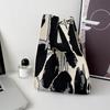 Reusable Mini Shoulder Bag Women Girls Casual Color Knot Wrist Bag Handmade Tote Bag Knit Handbag