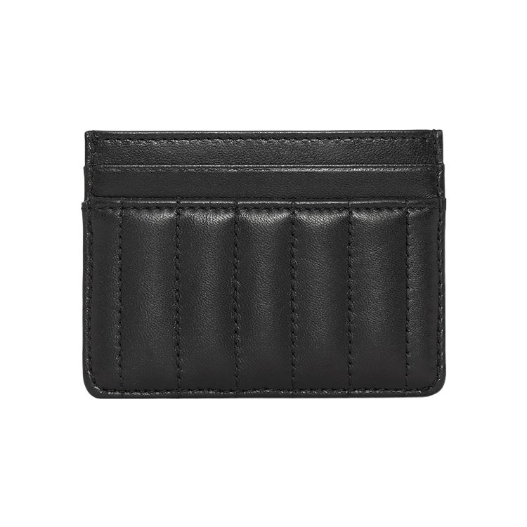 Burberry Lola Bag Gold Plated Exclusive Logo Design Quilted Lambskin Card Holder Women Bags Black 80623741