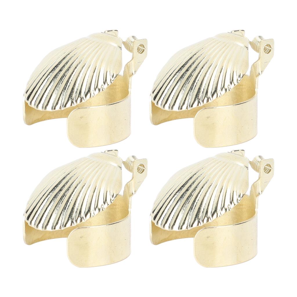 4Pcs Candle Snuffer Candle Extinguisher Metal Shell Pattern Automatic Candle Stopper for Candle Extinguishing