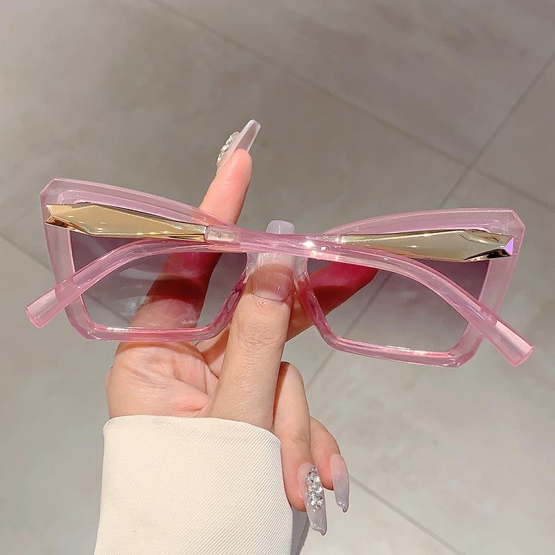 Cat Eye Sunglasses Women For Female Fashion Vintage Trendy Sun Glasses Punk Luxury Brand Designer Sexy Ladies Pink Shades Uv400