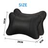 Four Seasons Universal Car Nackkuddar på båda sidorna PU Läder Pack Nackstöd för huvudet smärtlindring fylld fiber