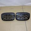 2 Bucăți Grilaje Argintii și Negre Stil Diamant Grilaj de Înlocuire Pentru BMW X3 X4 G01 G02 G08 2017-2021 Kituri Grilaj Bara Față Mașină