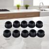 10pcs Silicone Rubber Snap-on Hole Plug 2.5-14mm Blanking End Caps Seal Stopper