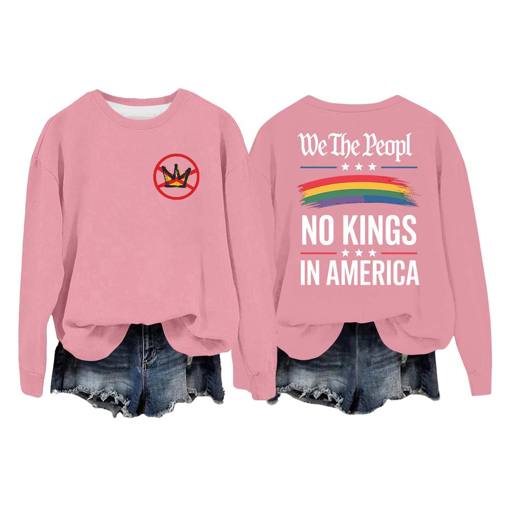 Women's Fashion Casual Long Sleeve Loose Printed Sweatshirt