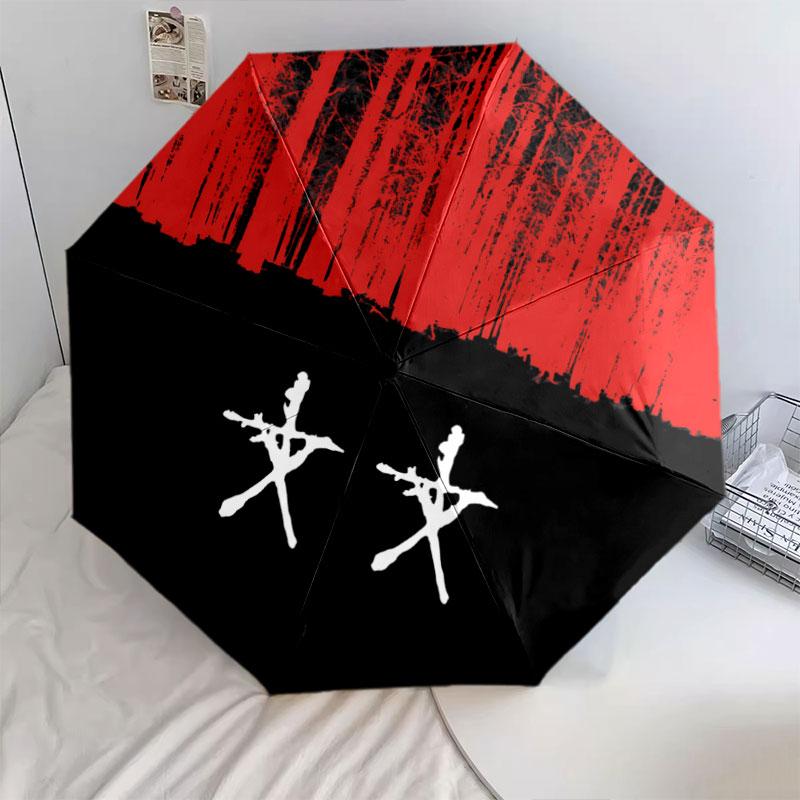 Зонт BlairWitch, новый стиль, 1 шт., автоматический складной зонт, портативный складной зонт для путешествий, уличный зонт, подарок на день рождения