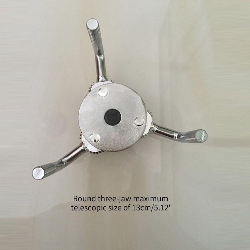 Ölfilterschlüssel-Demontage- und Entfernungswerkzeug, universell verstellbare Drei-Backen-Werkzeuge, geeignet für Auto-LKW-Hochleistungsfilter