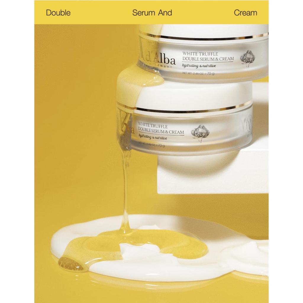 [d'Alba] White Truffle Double Serum & Cream 70g