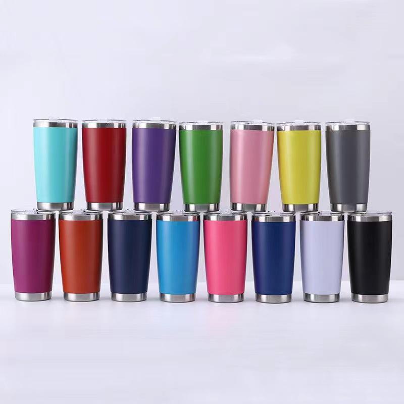 Powder Coated 20oz Stainless Steel Insulated Cup - Ice King