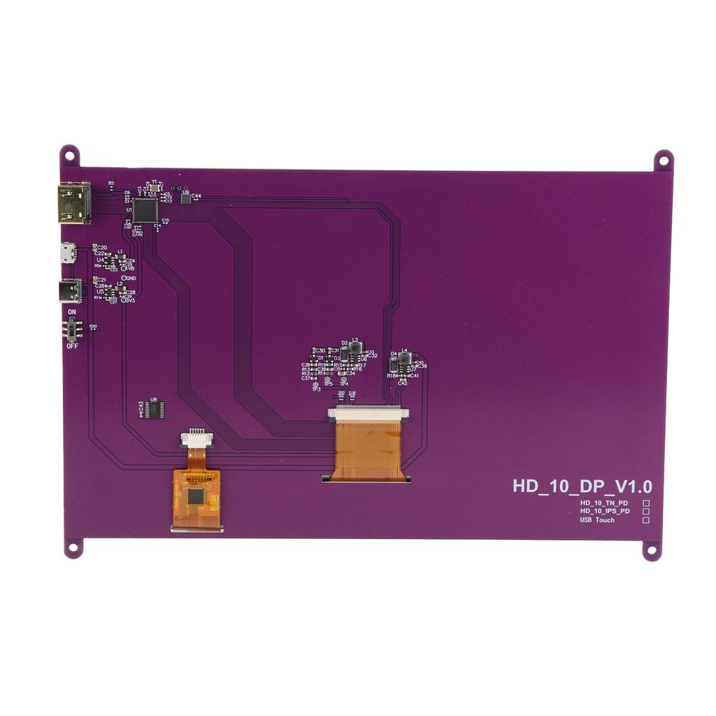 Display Screen for Raspberry Pi HD 1024 X 600 10in Backlight Switch with Touching Function