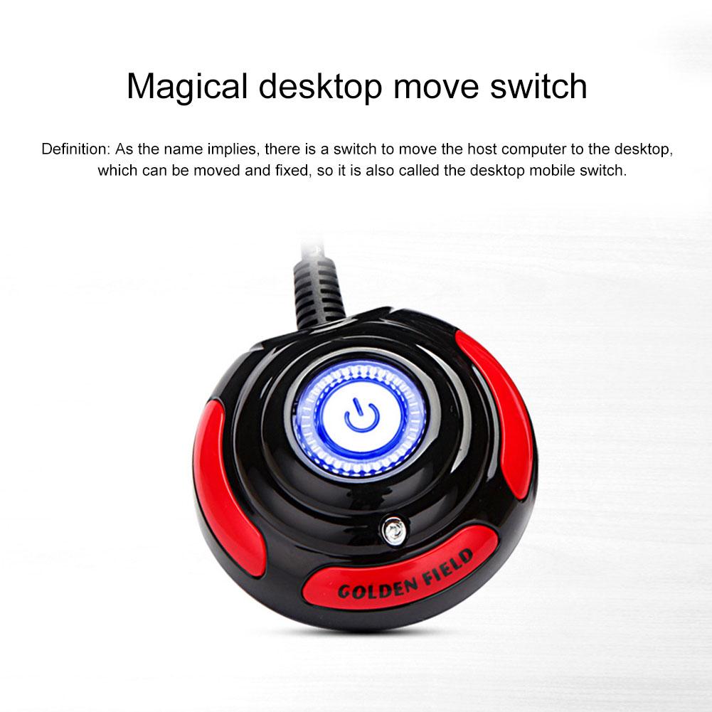 1.6m Desktop Switch Computer PC Case Power Supply On/Off Reset HDD Push Button Switch