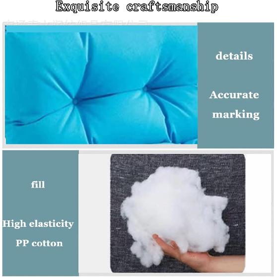 Set of 2 High Back Chair Seat Cushion Dining/Kitchen/Office Chair Pads with Ties Thickened Rocking Chair Cushion, Indoor/Outdoor Furniture Patio