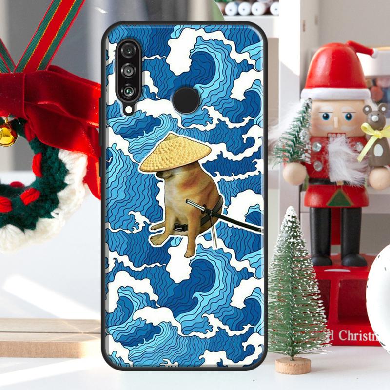 Doge For Huawei Nova 9 10 SE 11 Pro Y60 Y70 Y90 Y61 Y91 Y72 Y73 12i 11i 8i P20 P30 P40 Lite Case