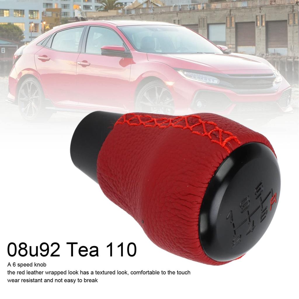 KIMISS Leather Shift Knob 6 Speed Gear Shift Knob 08u92 Tea 110 Stick Ball