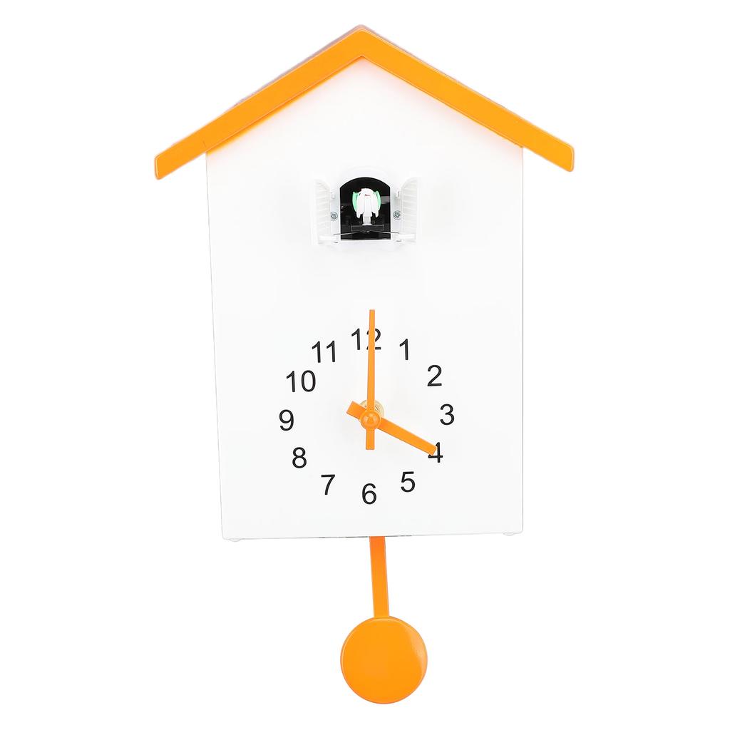 Pendulum Wall Clock Bird House Wall Clock Bird Voice Call Stylish Decorative Pendulum Wall Clock for Office Bedroom Living Room