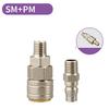 Pneumatic Fitting C Type Self-locking Quick Coupling Connector Coupler For Air Compressor SP PP SM PM SH PH SF PF 10 20 30 40