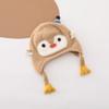 Fleece Lined Penguin Baby Hat Soft Knitted Baby Winter Cap Cartoon Kids Hat  Boy Girl Unisex