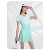 Womens Sports Dress Tennis Badminton Ping Pong Quick Dry Breathable Anti-Slip Short Sleeve Athletic Wear