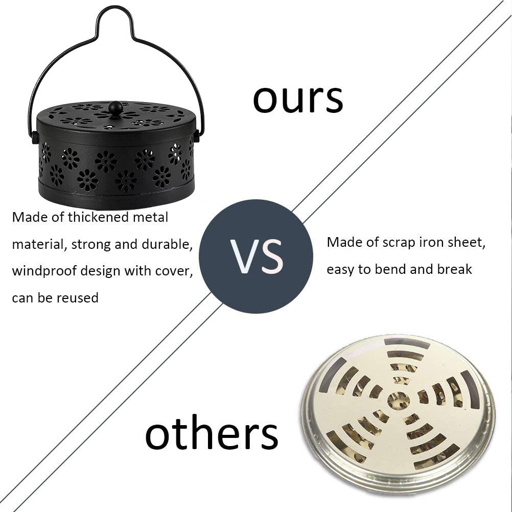 Pusty Uchwyt na Kadzidło Odstraszające Komary Pojemnik na Krążek Kadzidła Odstraszającego Komary do Sypialni