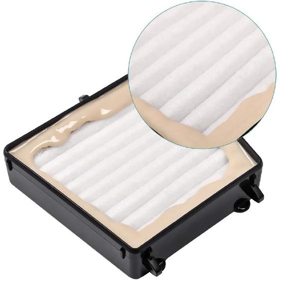 Foam Filters Compatible for Shark DuoClean HV390 HEPA Filter Pre-Motor Filter Replacement Fit HV391 HV392 HV394Q Vacuum Cleaner