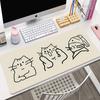 Kawaii Cat Gaming Mouse Pad x Deskpad XXL Large Desk Mat Keyboard Pad Surface for Computer Mousepad Gamer Computer Mat Rug