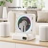 Retro Bluetooth Rechargeable Portable CD Player - Vinyl Disc Music Themed Custom Gift