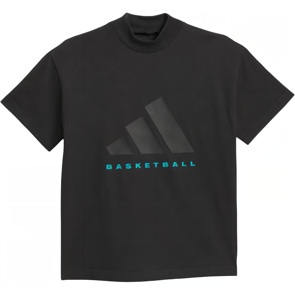 Adidas The 2024 Collection Chapter 03 Basketball Cotton Tee With Drop Shoulders Unisex Tops Black JN6073