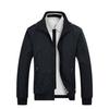 Men's Slim Fit Korean Style Autumn Jacket - Solid Color, Handsome Casual Wear