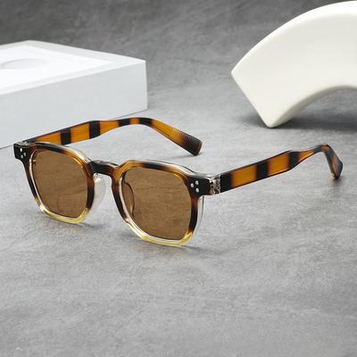 Retro Ovaler Rahmen High-End Damen Sonnenbrille mit Sonnenschutz und UV-Schutz für Herren Sonnenbrillen