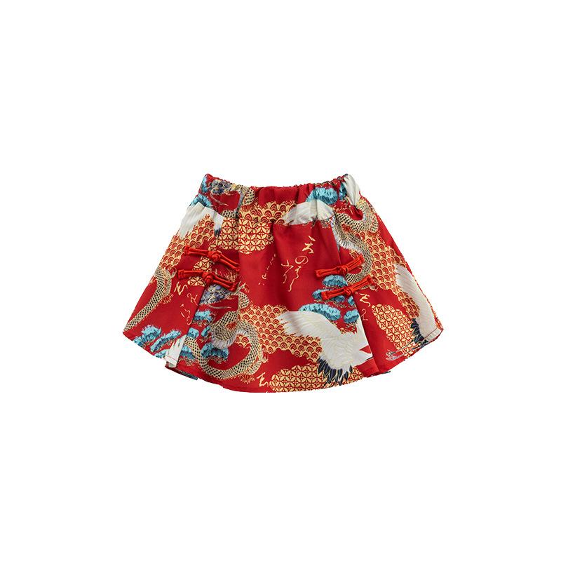 June 1 Children's Cheerleading Team Performance Chinese Style Hanfu Boys and Girls Horse Skirt Poetry Recitation Group Performance