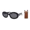 Celine Triomphe 01 UV Protection Black Frame Irregular Sunglasses Women sunglasses CL40194U-05A