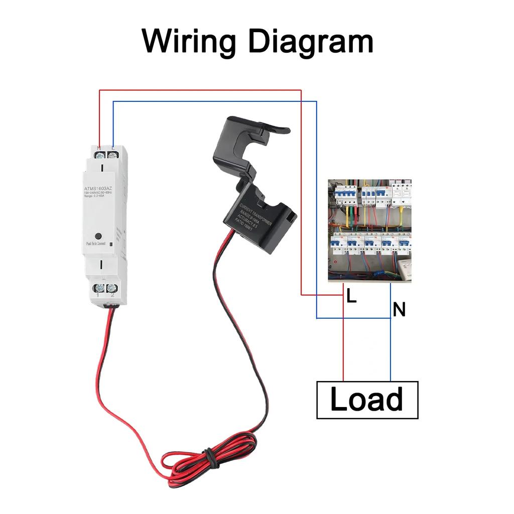 As Shown Electricity Meter Accurate Power Measurement Device Energy Consumption Monitor Cumulative Power Consumption
