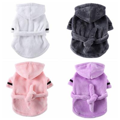 Soft Pet Supplies Nightwear for Small Large Dog Super Microfiber Pet Bath Towels Pet Pajamas Dog Towel Dog Bathrobe