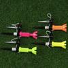 Golf Nails with Magnetic Lock Technology Rotatable Head Lanyard AntiLoss Lanyard Accessory Plastic Texture for Golf
