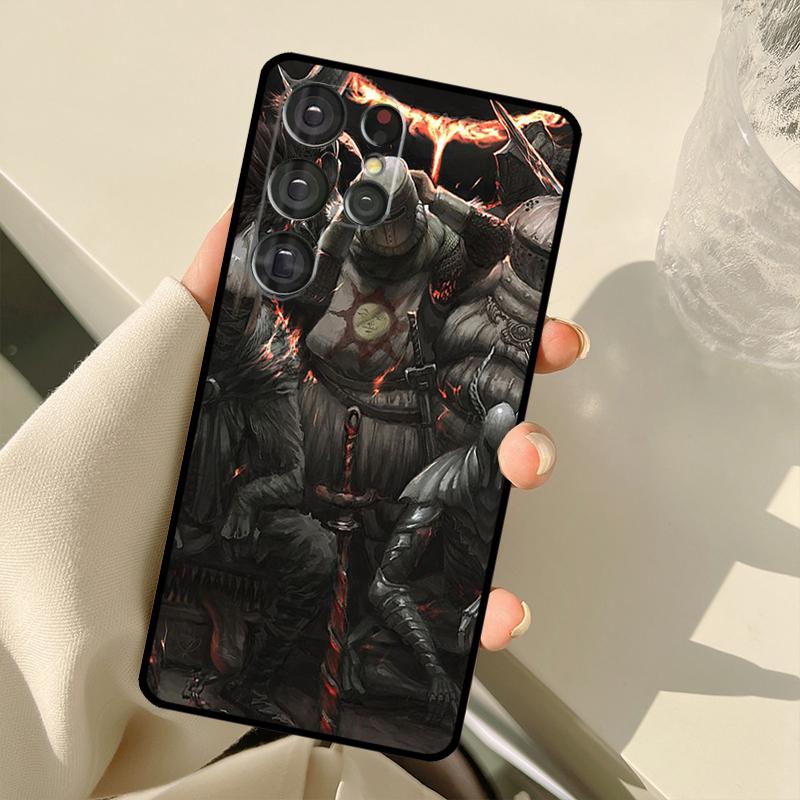 Praise the Sun Dark Souls For Samsung Galaxy S23 S22 Ultra S21 S20 FE S8 S9 S10 Note 10 Plus Note 20 Ultra Phone Case