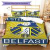 LUFC Logo Bedding Quilt Set Quilt Cover Pillowcase Home Decoration Birthday Gift (1 * Duvet Cover + 2 * Pillowcase, Without Core)