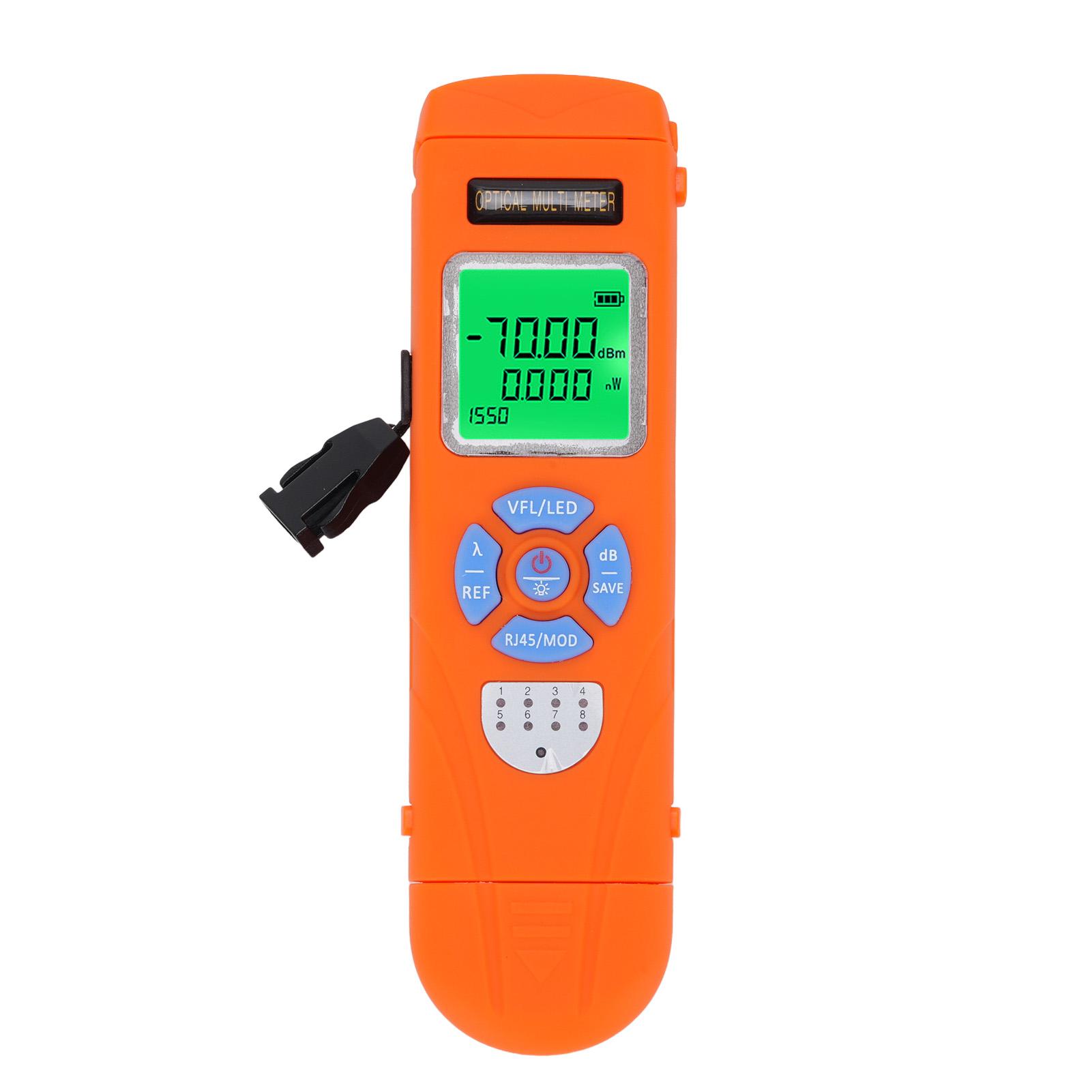 

Тестер оптического волокна от -50 до +26 дБм 850/1650 нм OPM 50 км VFL Многофункциональный тестер оптического волокна с RJ45