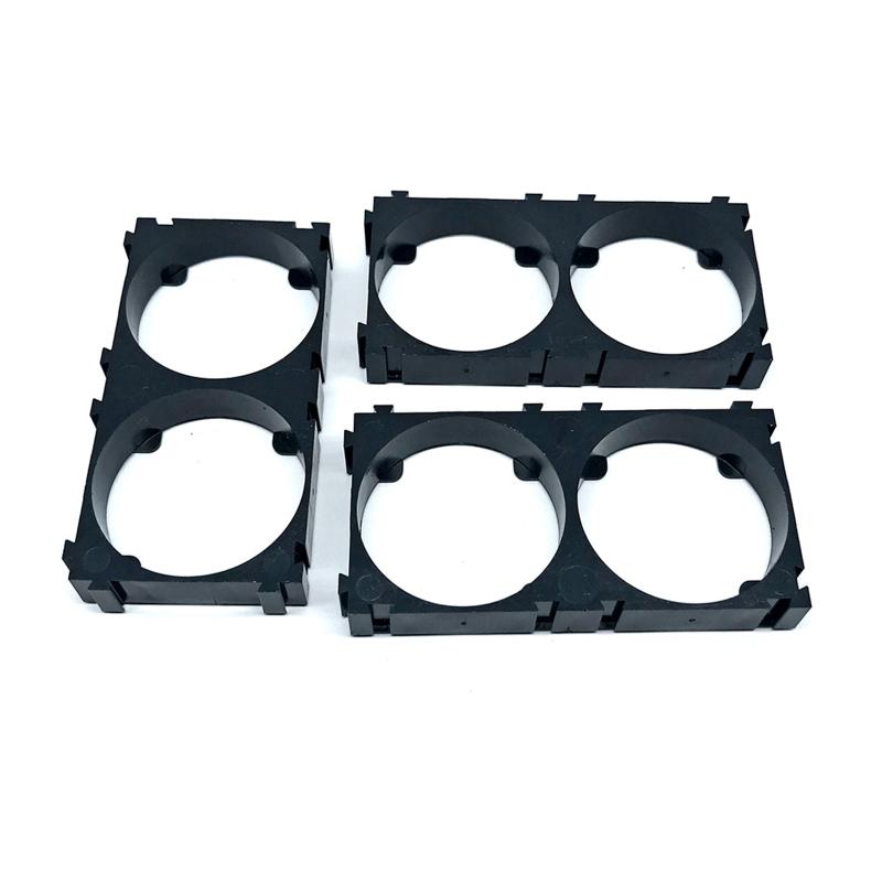 10 Pieces 32650 Battery Holder Bracket Cell Safety Plastic Brackets for 32650 Batteries Anti Vibration Plastic Brackets