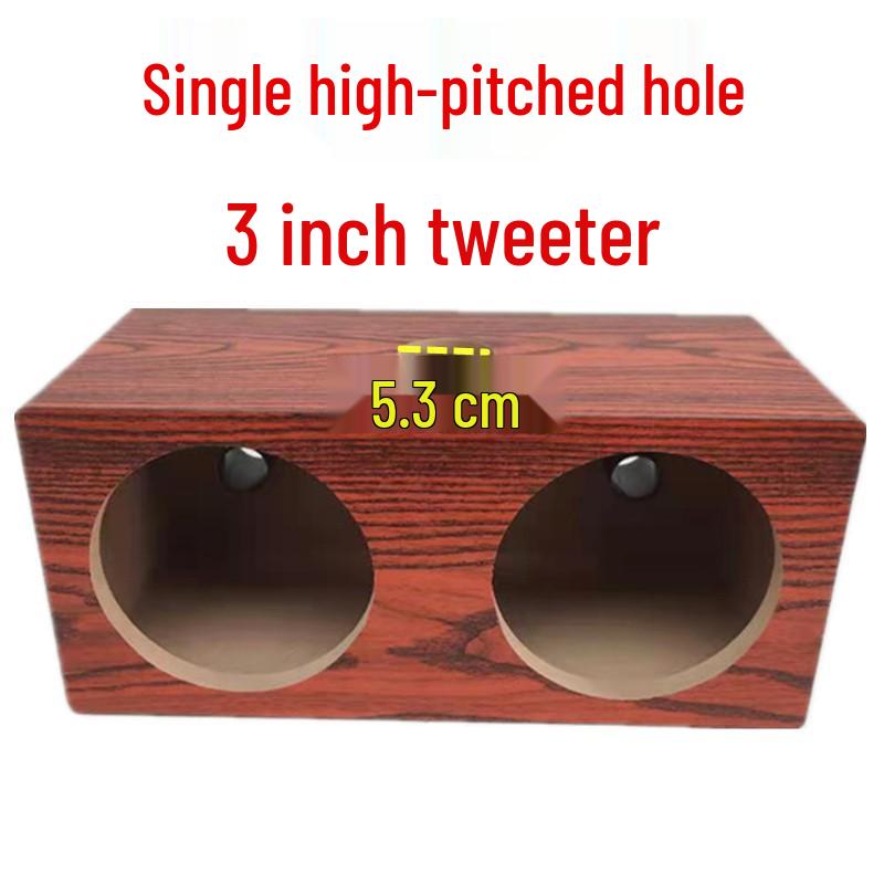 Dual 5-inch Wooden Car Audio Speaker Cabinet Subwoofer Box
