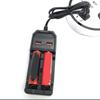 18650 Battery Charger 2 Bay Battery Charger with USB Port for Rechargeable Batteries 26650/21700/18650/18500/16340