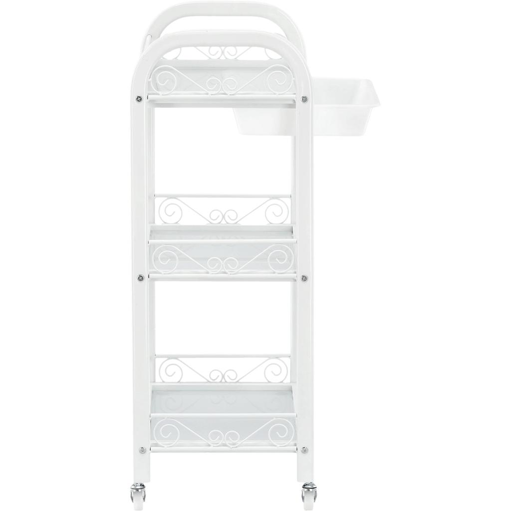 Hairdressing Assistant Trolley Table on Wheels for Dyeing B74-St021 for Beauty Salon Cabinet with Drawers