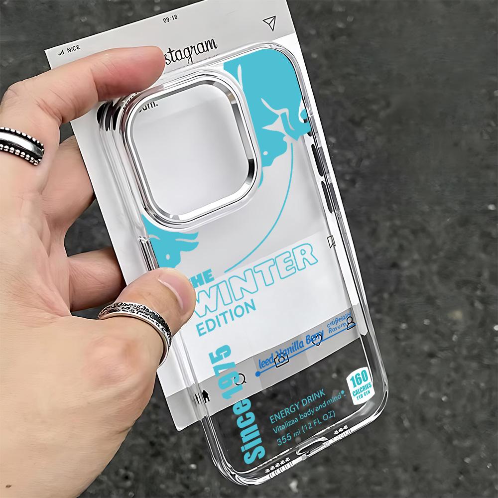 Fashion B-bulles Phone Case For IPhone 16 15 Plus 14 Pro 13 12 11 17 Pro Max 14  16 Plus 17 Air Silicone Clear Soft Cover Cases