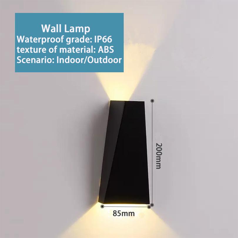LED Outdoor Wall Lights  Exterior Wall Sconce IP66 Waterproof Led Sconce Lamp for Porch Front Door Garden Wall Lamp
