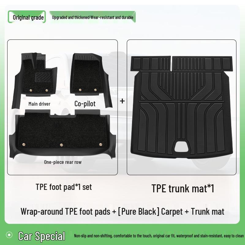 Zeekr X 2026 Full Coverage TPE Car Floor Mats - Custom Fit Carpet Accessories