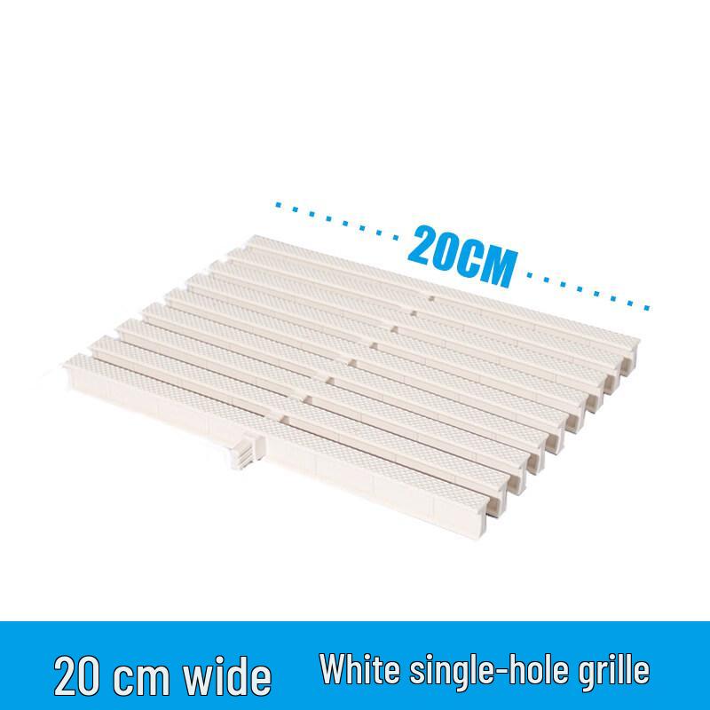 White Anti-slip Swimming Pool Drainage Grate