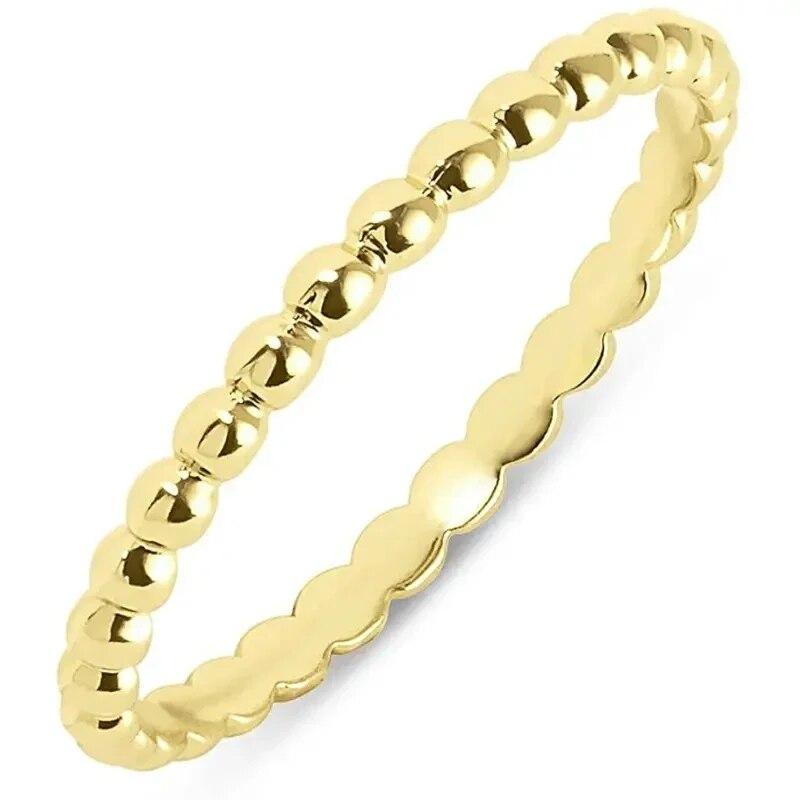 

Хуэйтань Необычные тонкие кольца для женщин Металлические бусины Дизайн Повседневная одежда Минималистичные аксессуары для пальцев Мода Универсальные ювелирные изделия Оптовая продажа 5