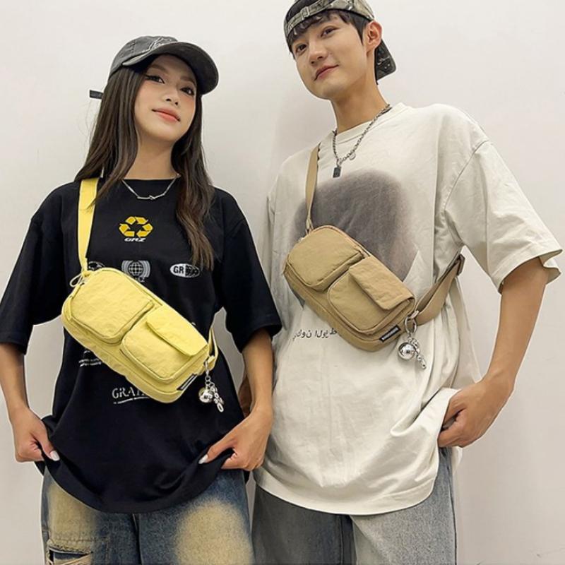 Zipper Solid Nyl Sewing Thread Casual Youth Women's Waist Packs 2026 High Quality Simple Soft Popular Commuting Crossbody Bag
