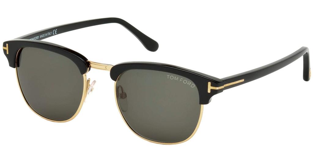 Tom Ford TF 248 HENRY Sunglasses Gold/Black 05N 5120-145